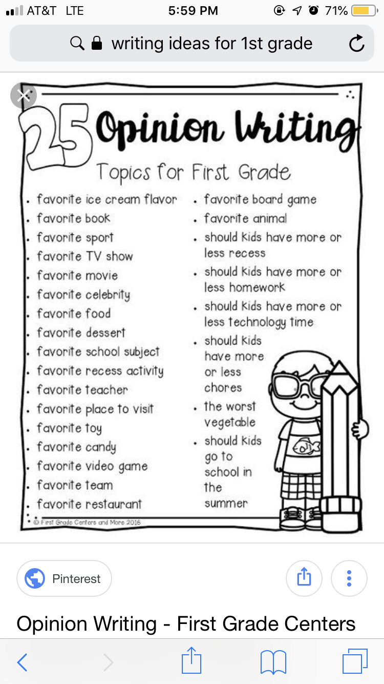 Writing Prompts For Kids First Grade Writing Prompts First Grade Writing
